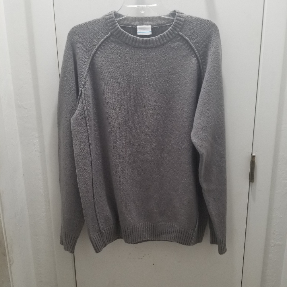 Columbia Mens Sweater Gray Medium